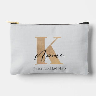 Modern Monogrammed Initiaal K & Naam Gepersonalise Etui