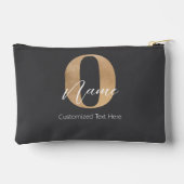 Modern Monogrammed Initiaal O & Naam Gepersonalise Etui (Achterkant)