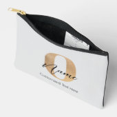 Modern Monogrammed Initiaal O & Naam Gepersonalise Etui (Open)