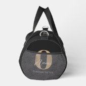 Modern Monogrammed Initiaal O & Naam Gepersonalise Plunjezak (Rechts)