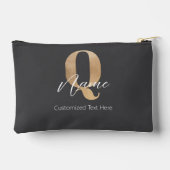 Modern Monogrammed Initial Q & Name Personalized Etui (Achterkant)