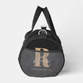 Modern Monogrammed Initial R & Name Personalized Plunjezak (Rechts)