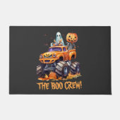 Modern Monster Truck Schattige Boo Crew Halloween Deurmat (Voorkant)