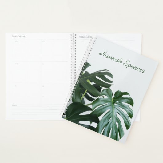 Modern Monstera Planner (Display)
