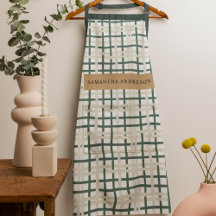 Modern Montauk Grid Groen & Beige