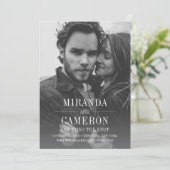 Modern Mood | Foto Opslaan Datum Kaart (Staand voorkant)