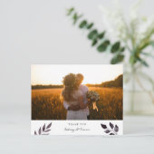 Modern Mood Waterverf Foto Dank u Briefkaart (Staand voorkant)