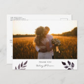 Modern Mood Waterverf Foto Dank u Briefkaart (Voorkant / Achterkant)