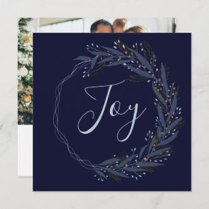 Modern Moody Botanical Kerstmis met feestdag