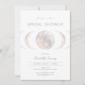 Modern Moon Celestial Bridal Shower Kaart (Voorkant)
