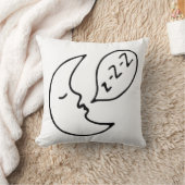 Modern Moon Nursery Decor Zwart Sierkussen (Deken)