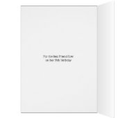 Modern Moonlit Hill Birthday Card for Best Friend (Binnen (Links))