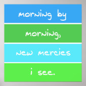 Modern Morning door Morning Christelijke Song Lyri Poster (Voorkant)