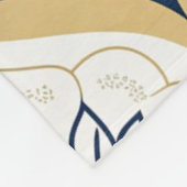 Modern Moroccan Geometric Seamless Pattern Fleece Deken (Hoek)