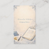 Modern Mortgage Broker Business Visitekaartje (Voorkant)