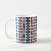 Modern mosaic geometric abstract pattern 1298 koffiemok (Links)