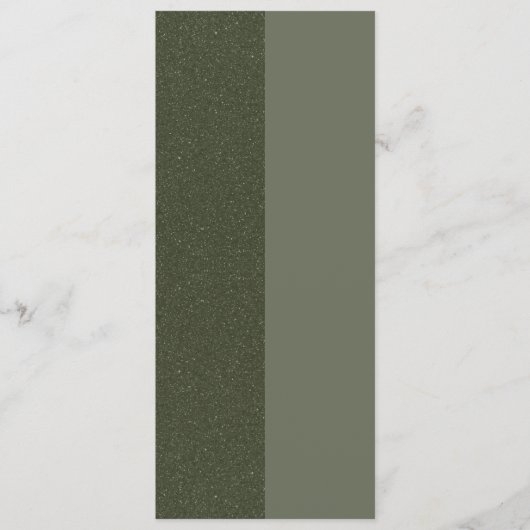 Modern Moss Duo Flat Programma – Aanpasbaar Programmakaart (Voorkant)