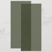 Modern Moss Duo Flat Programma – Aanpasbaar Programmakaart (Voorkant / Achterkant)