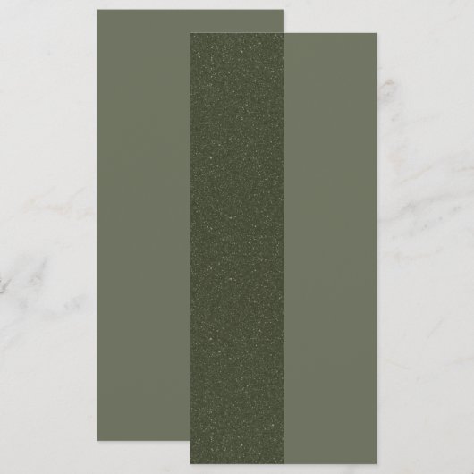 Modern Moss Duo Flat Programma – Aanpasbaar Programmakaart (Voorkant / Achterkant)