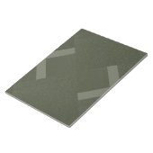 Modern Moss Green Chevrons Notitieblok -  (Schuin)
