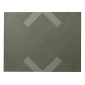 Modern Moss Green Chevrons Notitieblok -  (Voorkant)