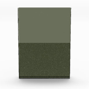 Modern Moss Green Custom Photo Block Fotoblokken