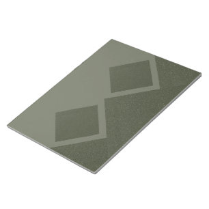Modern Moss Green Diamond Duo Notitieblok