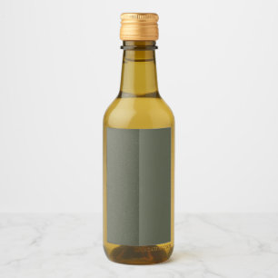 Modern Moss Green Dual Tone Label – Wijn Etiket