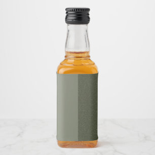 Modern Moss Green Duo flesetiket – Likeurfles Etiket