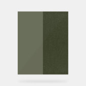 Modern Moss Green Panel Acryl Sign – Aanpassen Acryl Bord (Voorkant)