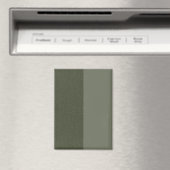 Modern Moss Green Split Custom Magnet (Insitu (Vaatwasser))