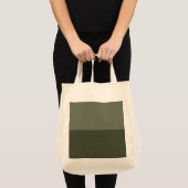 Modern Moss Green Split Design Tas – (Voorkant (product))