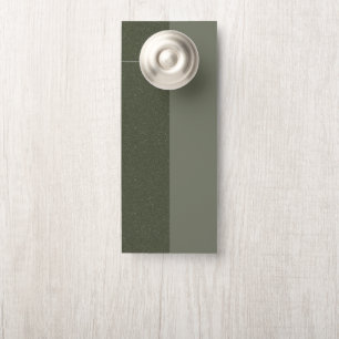 Modern Moss Green Split Deurhanger –