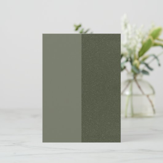 Modern Moss Green Split Enclosure Kaart – Aanpasse (Staand voorkant)