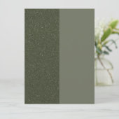 Modern Moss Green Split Flat Kaart – (Staand voorkant)