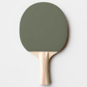 Modern Moss Green Split Ping Pong Paddle - Aangepa Tafeltennisbatje (Achterkant)