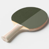 Modern Moss Green Split Ping Pong Paddle - Aangepa Tafeltennisbatje (Voorkant Gekanteld)