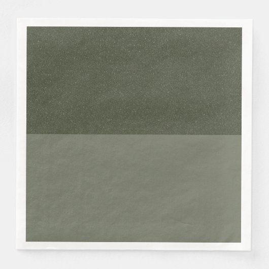 Modern Moss Green Split servet - (Voorkant)