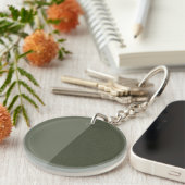 Modern Moss Split Acryl Sleutelhanger - (Voorkant Rechts)