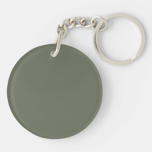 Modern Moss Split Acryl Sleutelhanger - (Achterkant)