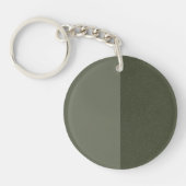 Modern Moss Split Acryl Sleutelhanger - (Voorkant)