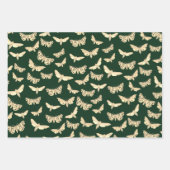 Modern Moth Pattern Elegant Chic Neutral Gift Inpakpapier Vel (Voorkant 3)