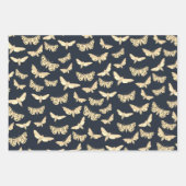 Modern Moth Pattern Elegant Chic Neutral Gift Inpakpapier Vel (Voorkant 2)