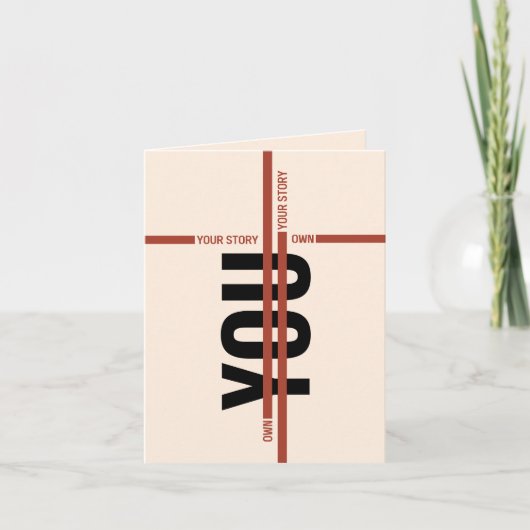 Modern Motivational Event Invitation Card | Semina (Voorkant)