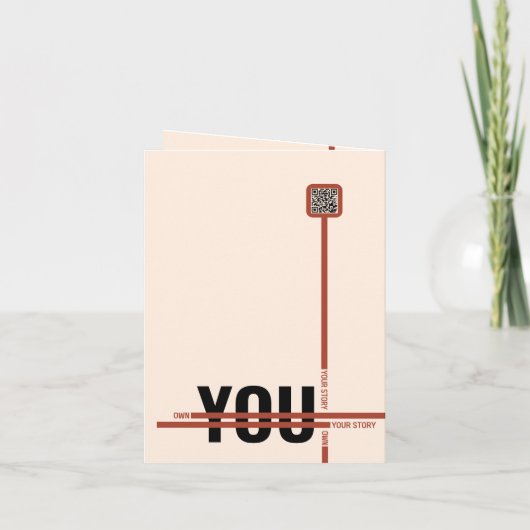 Modern Motivational Event Invitation Card | Semina (Achterkant)