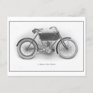 "Modern Motor Bicycle" Briefkaart