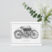  "Modern Motor Bicycle" Briefkaart (Staand voorkant)