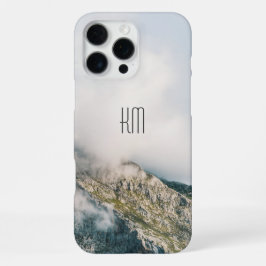 Modern Mountain Peak Monogram iPhone 16 Pro Max Hoesje