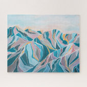 Modern Mountain Puzzle Legpuzzel (Horizontaal)