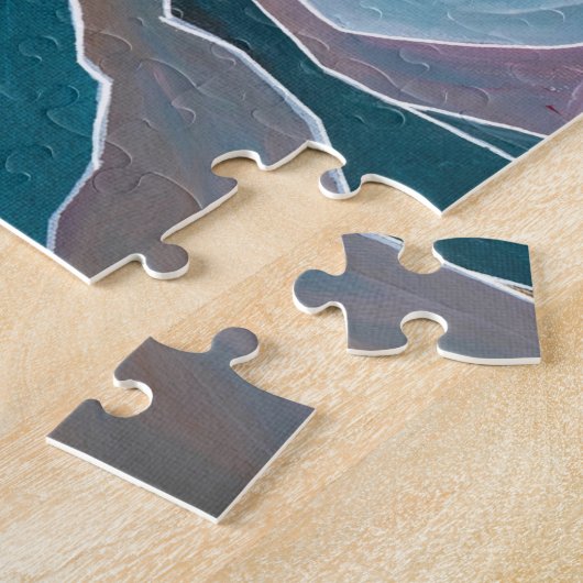 Modern Mountain Puzzle Legpuzzel (Zijkant)